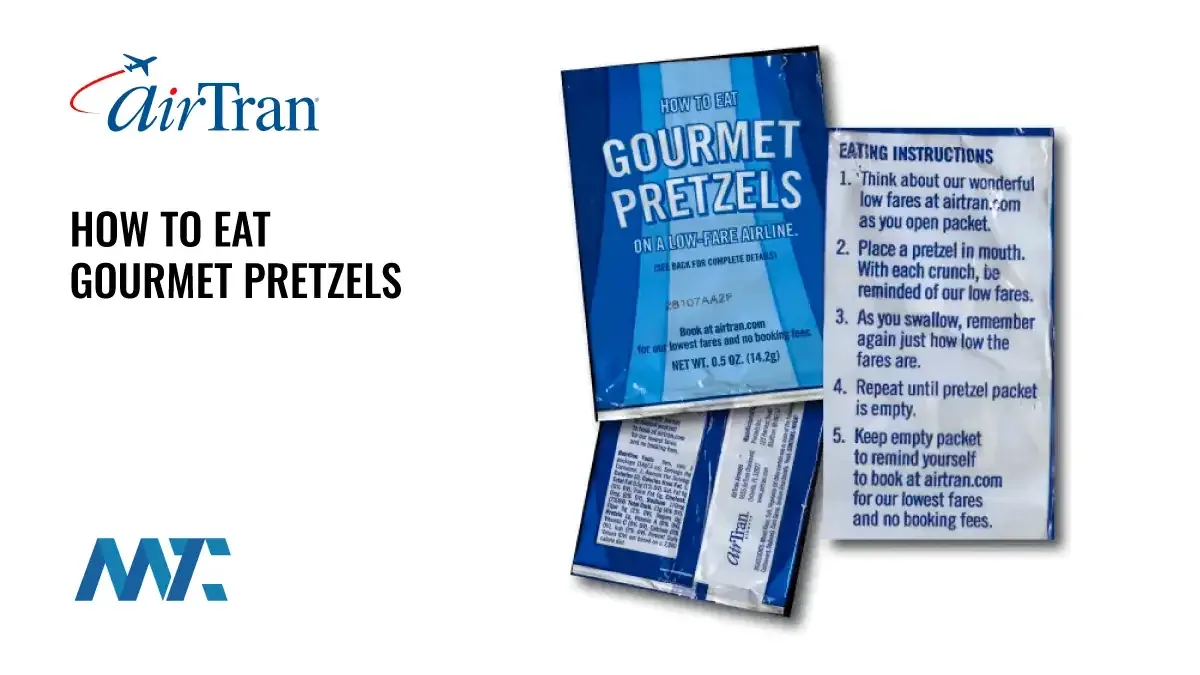 Humor in Product Packaging: Airtran Pretzels