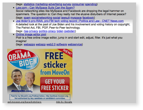 biden google adsense feed