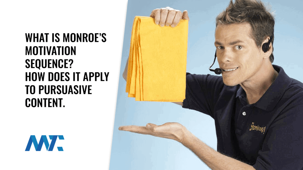 What is Monroe's Motivation Sequence?