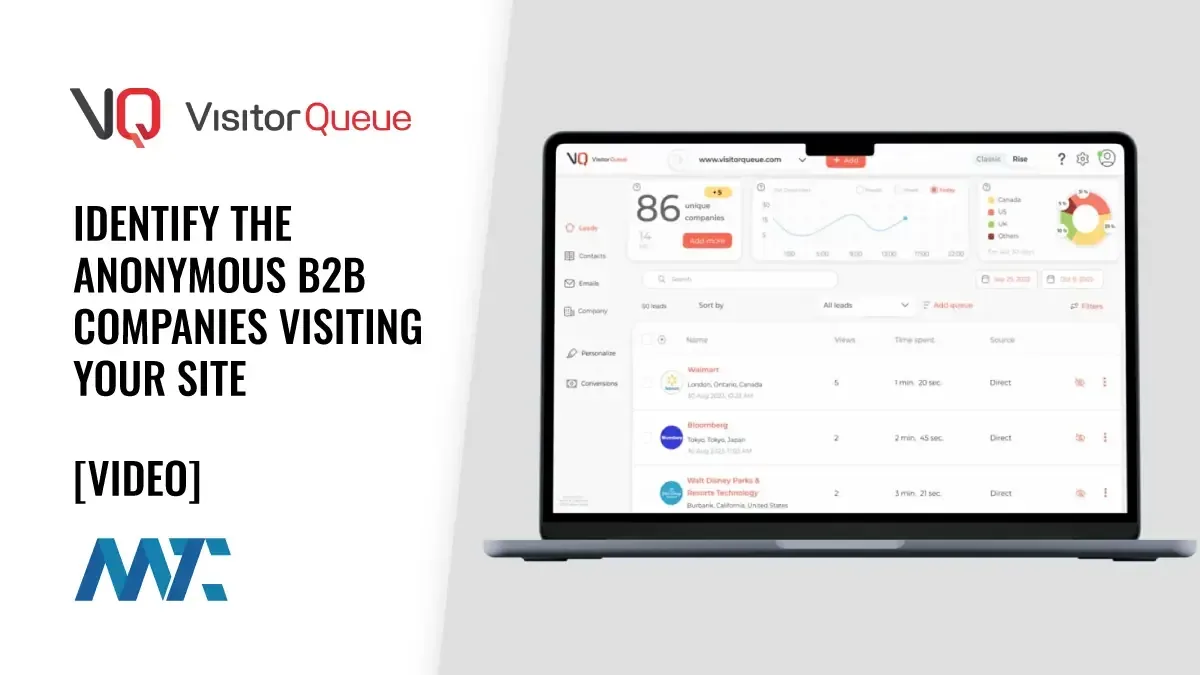 Visitor Queue: Identify B2B Anonymous Visitors To Your Website