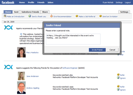 Appirio Screenshot