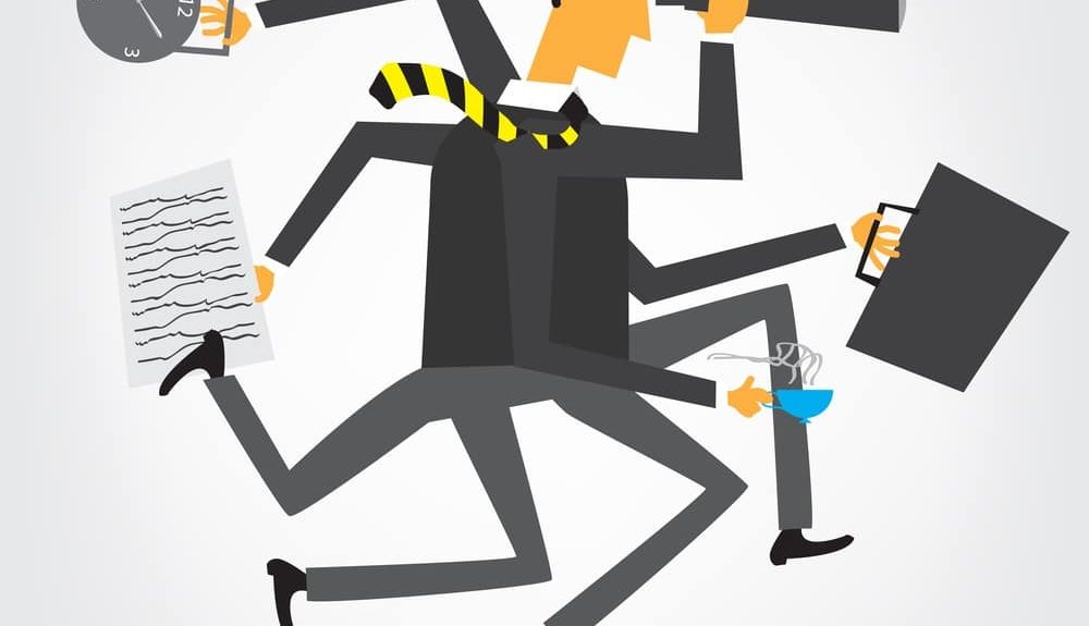 busy marketer