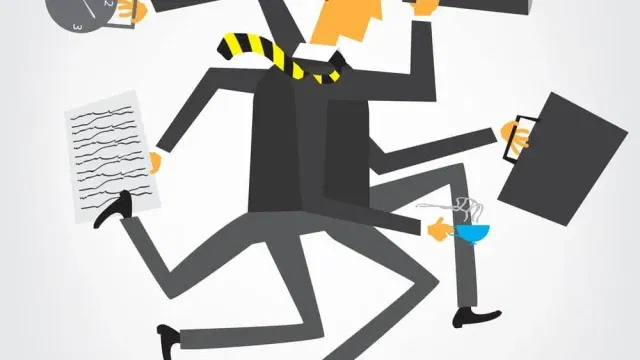 busy marketer