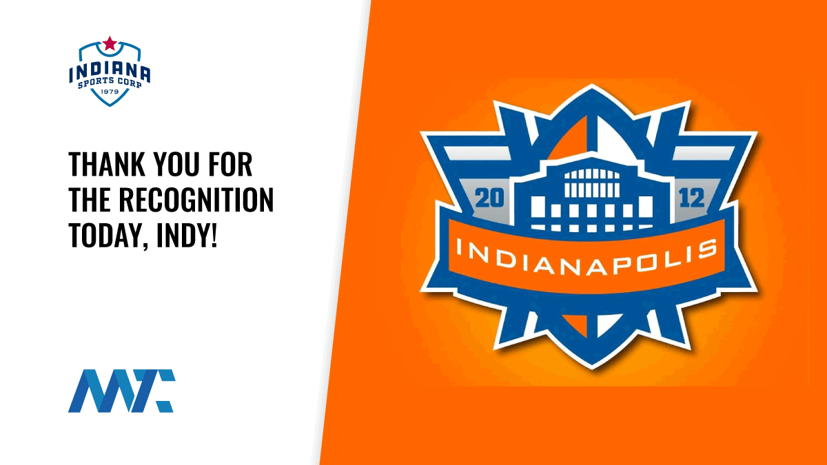 Thank You for the Recognition Today, Indy! 1 2012 indianapolis superbowl marketing