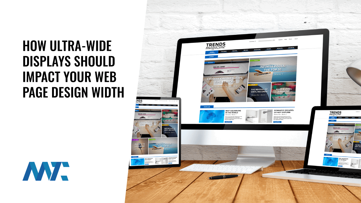 Ultra-wide displays and website width