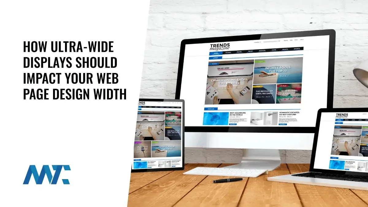 Ultra-wide displays and website width