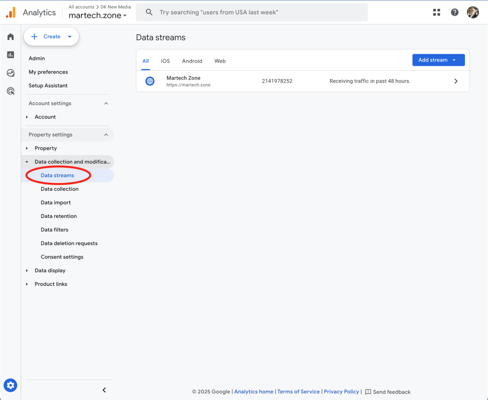 How to Set Up GA4 for Multiple Domains in a Single Analytics Property 2 google analytics data stream 2