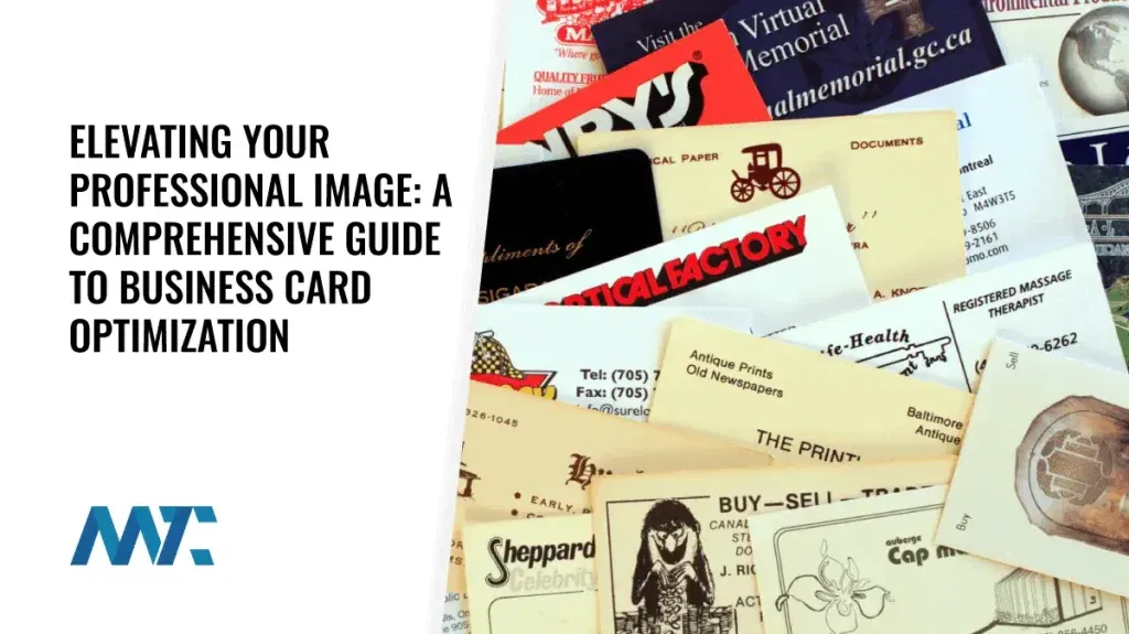 Business Card Optimization: Unique Business Card Ideas