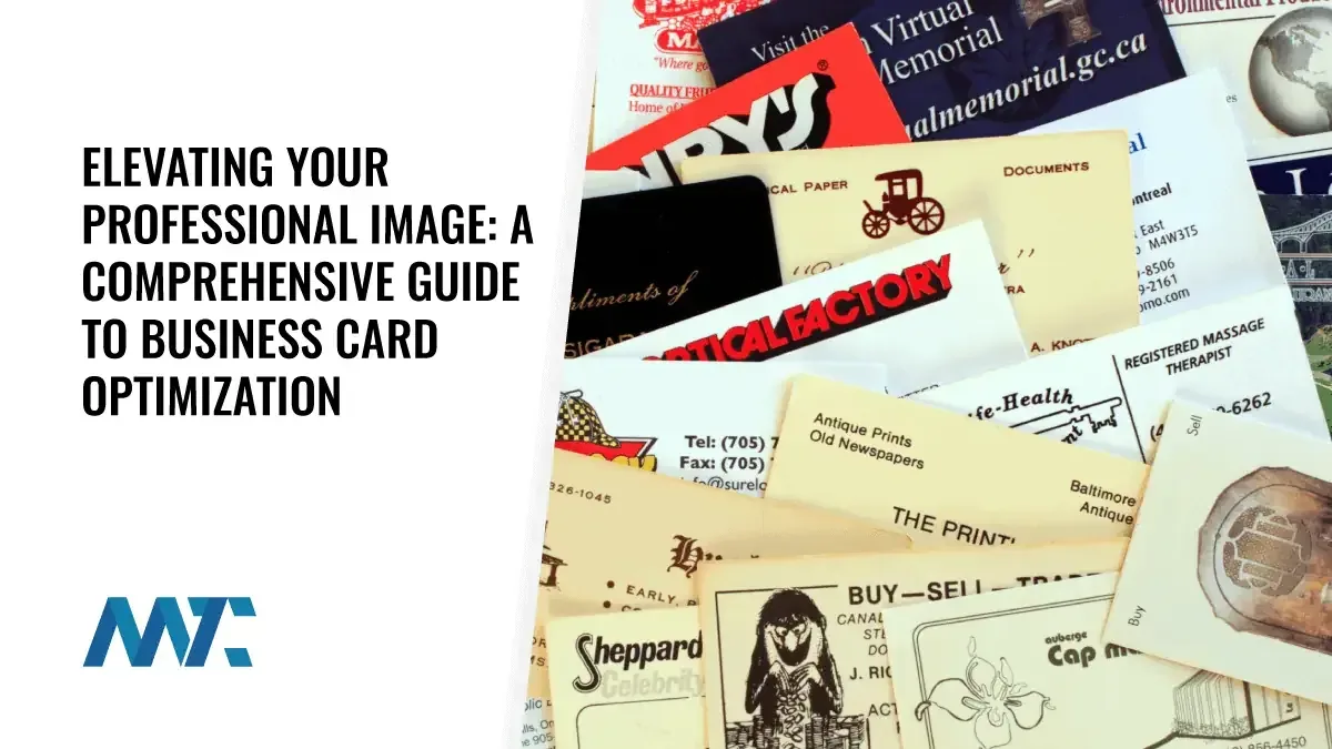 Business Card Optimization: Unique Business Card Ideas