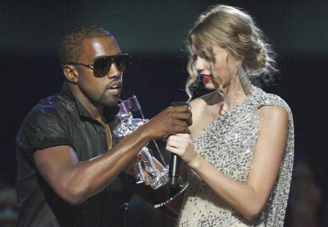 kanye taylor swift mic