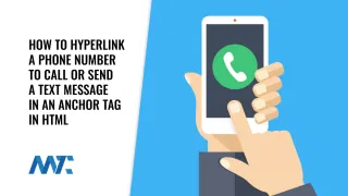 How to hyperlink phone numbers to call or text in an html anchor tag