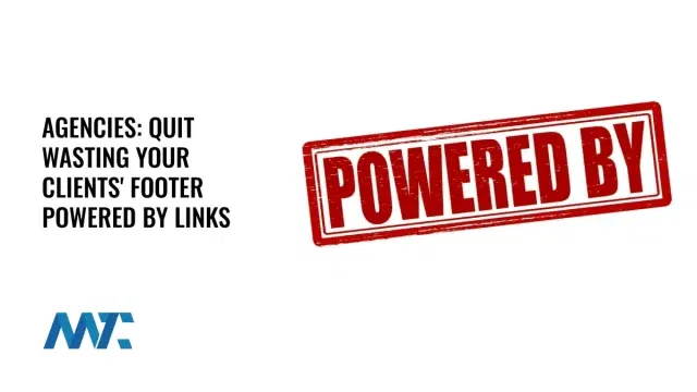 Footer Powered by Backlink
