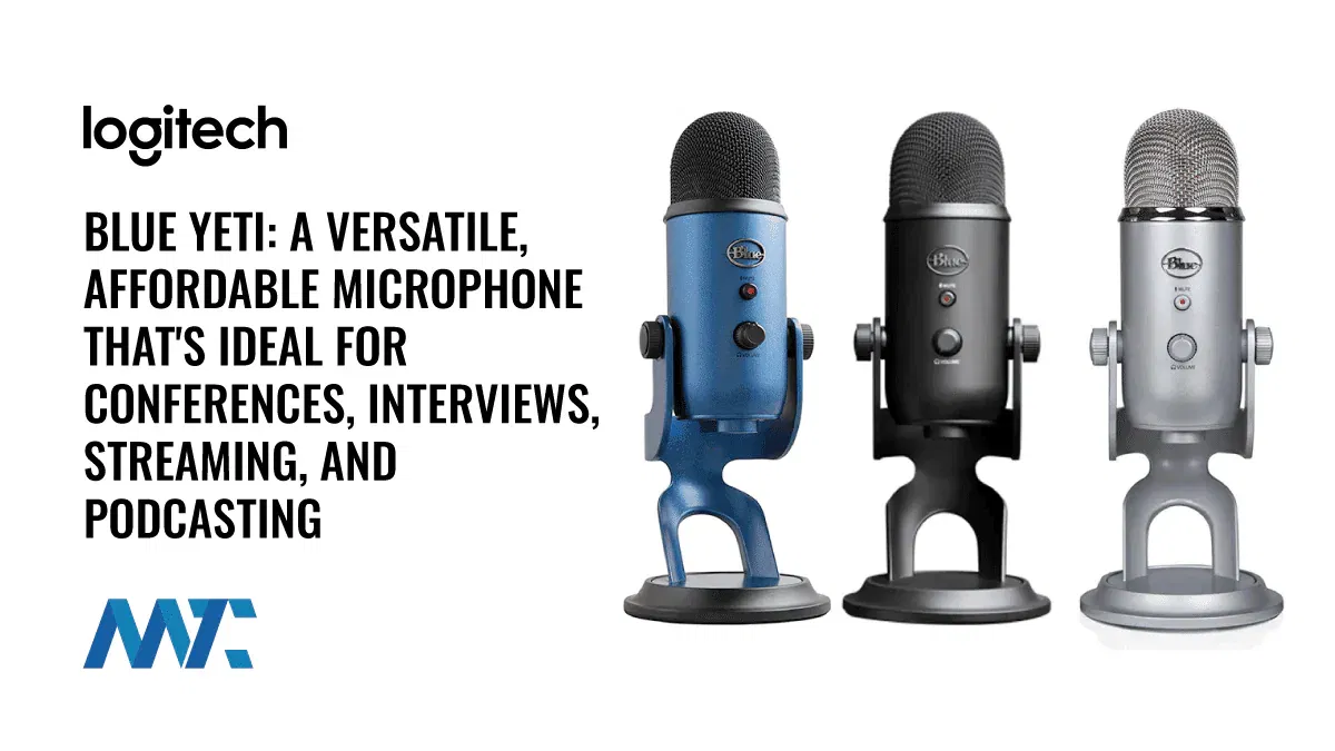 Blue Yeti Microphone for Conferences, Interviews, Streaming and Podcasting