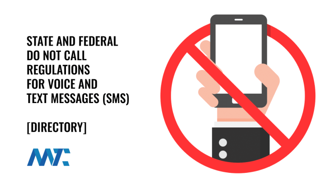 State and Federal Do Not Call Registry List