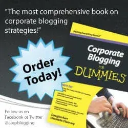 Corporate Blogging for Dummies