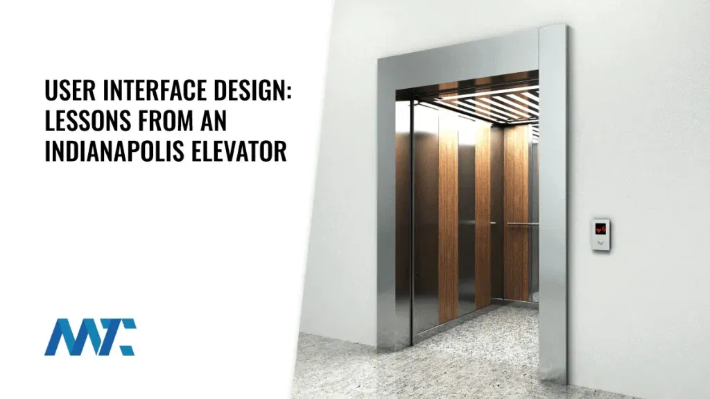 Elevator button and label user interface design (UI)