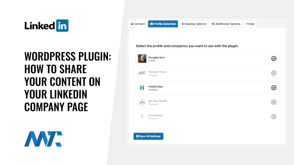 WordPress Plugin to Share Content To LinkedIn Company Page
