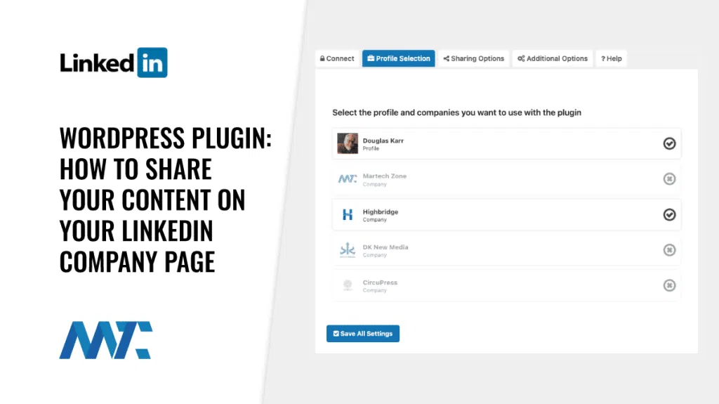 WordPress Plugin to Share Content To LinkedIn Company Page