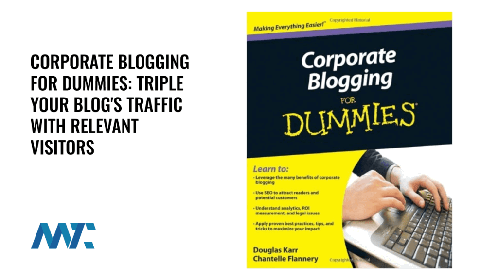 Corporate Blogging for Dummies: Testimonial
