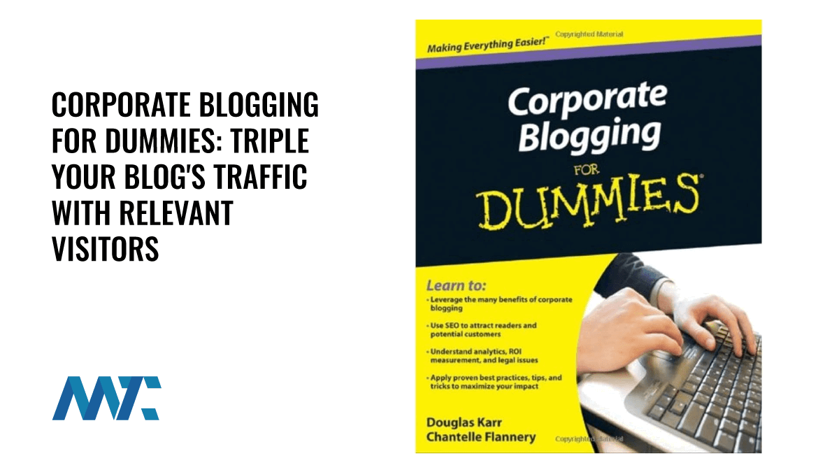 Corporate Blogging for Dummies: Testimonial
