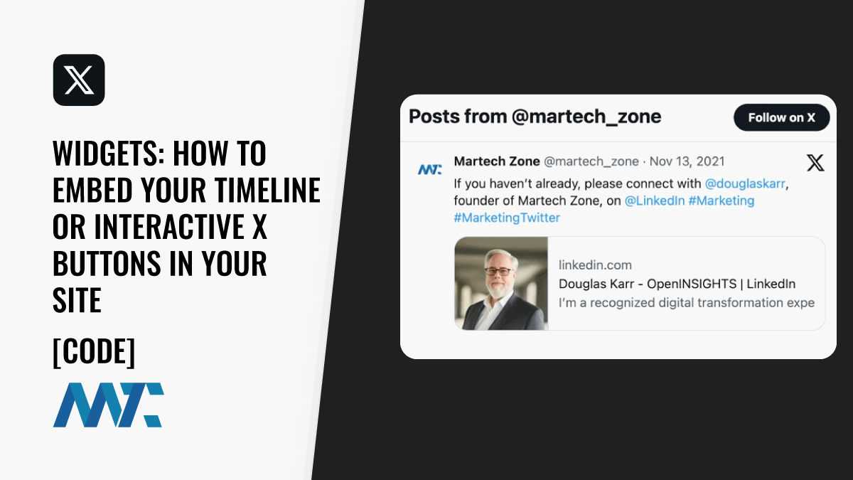 How to Embed Twitter X Timelines and Buttons