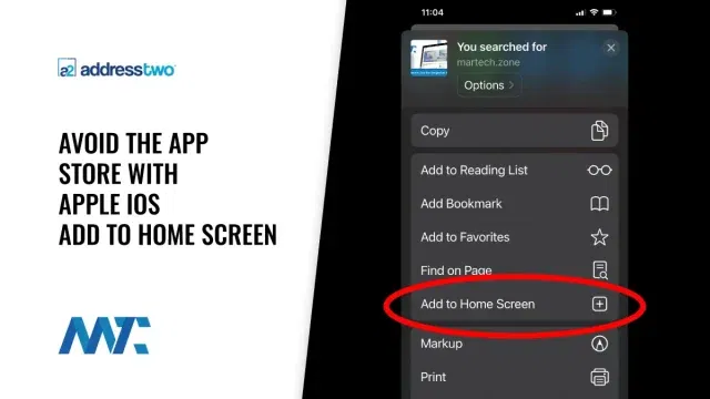 Add To Home Screen - iOS