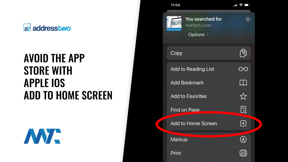 Add To Home Screen - iOS
