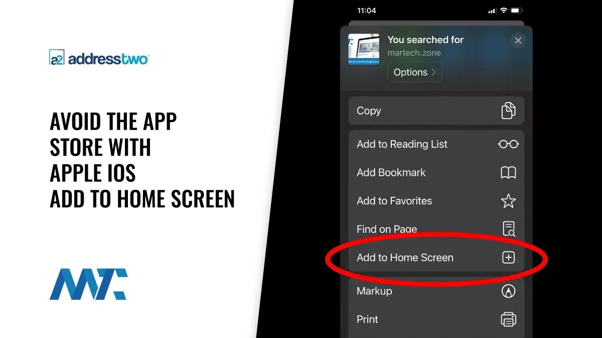 Add To Home Screen - iOS