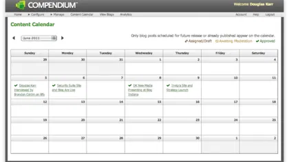 compendium content calendar s
