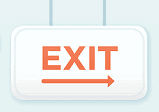 8 Reasons Why Visitors Leave Your Site 1 exit sign