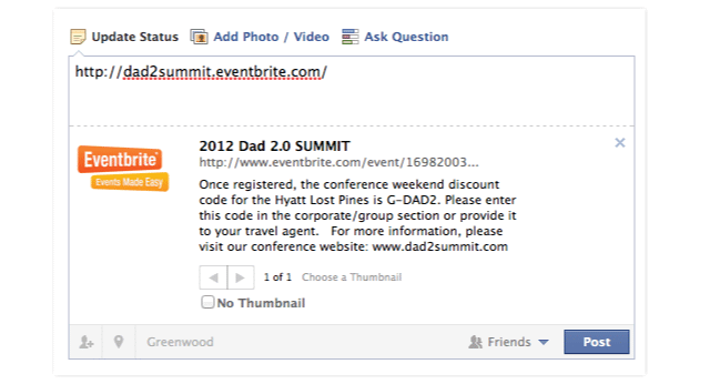 eventbrite facebook preview