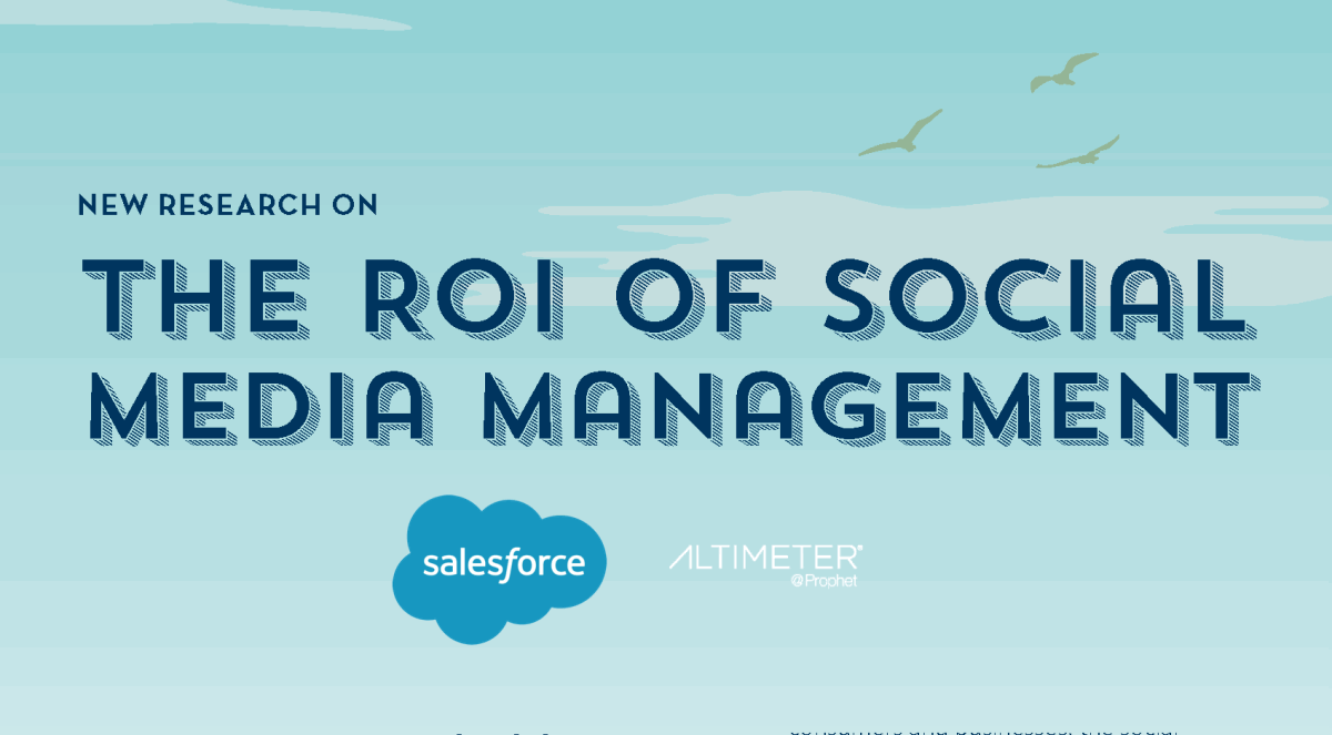 Return on Social Media Investment 1 ROI of Social Media