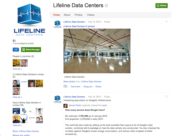 lifeline data centers