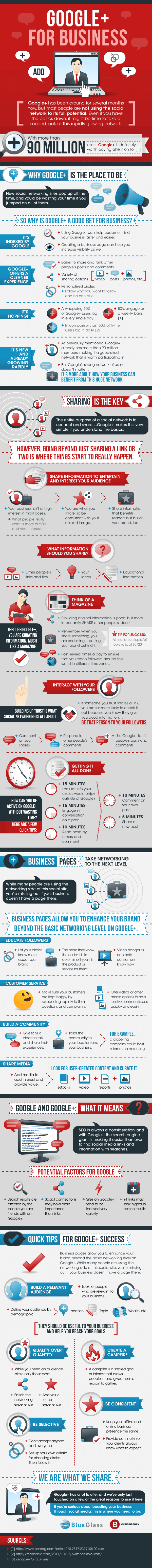 google plus infographic