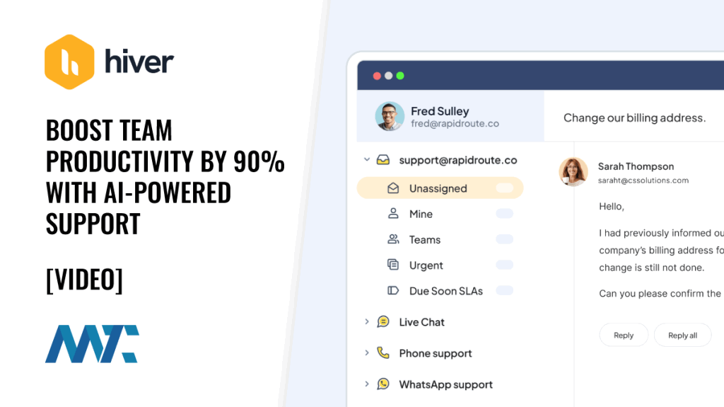 Hiver: Boost Team Productivity by 90% With AI-Powered Support