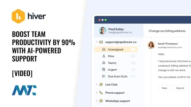 Hiver: Boost Team Productivity by 90% With AI-Powered Support
