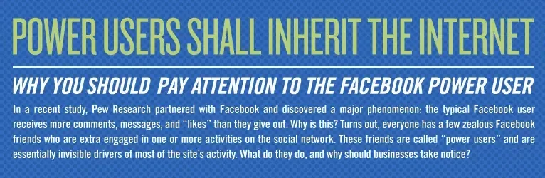 facebook power user infographic