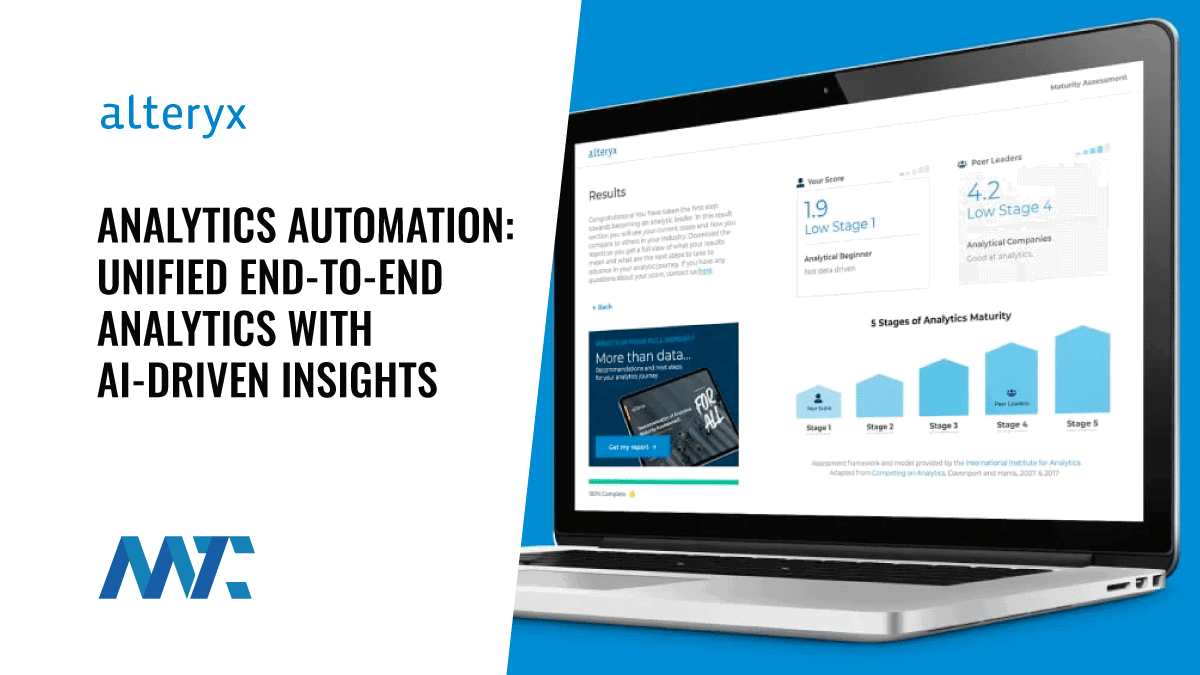 Alteryx Analytics Automation: Unified End-to-End Analytics With AI-Driven Insights 1 Alteryx Analytics Automation Cloud