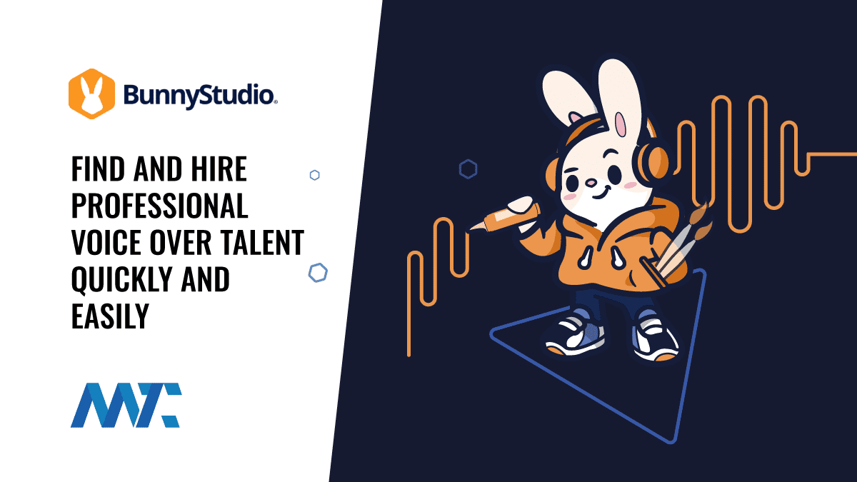 Find Professional Voice Over Talent with BunnyStudio