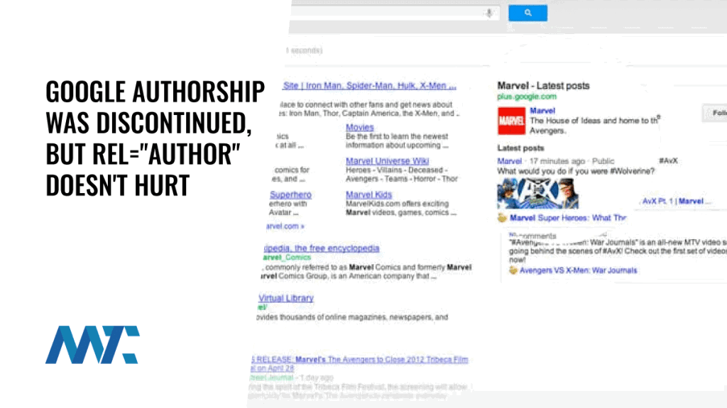 Google Authorship Discontinued, rel="author"