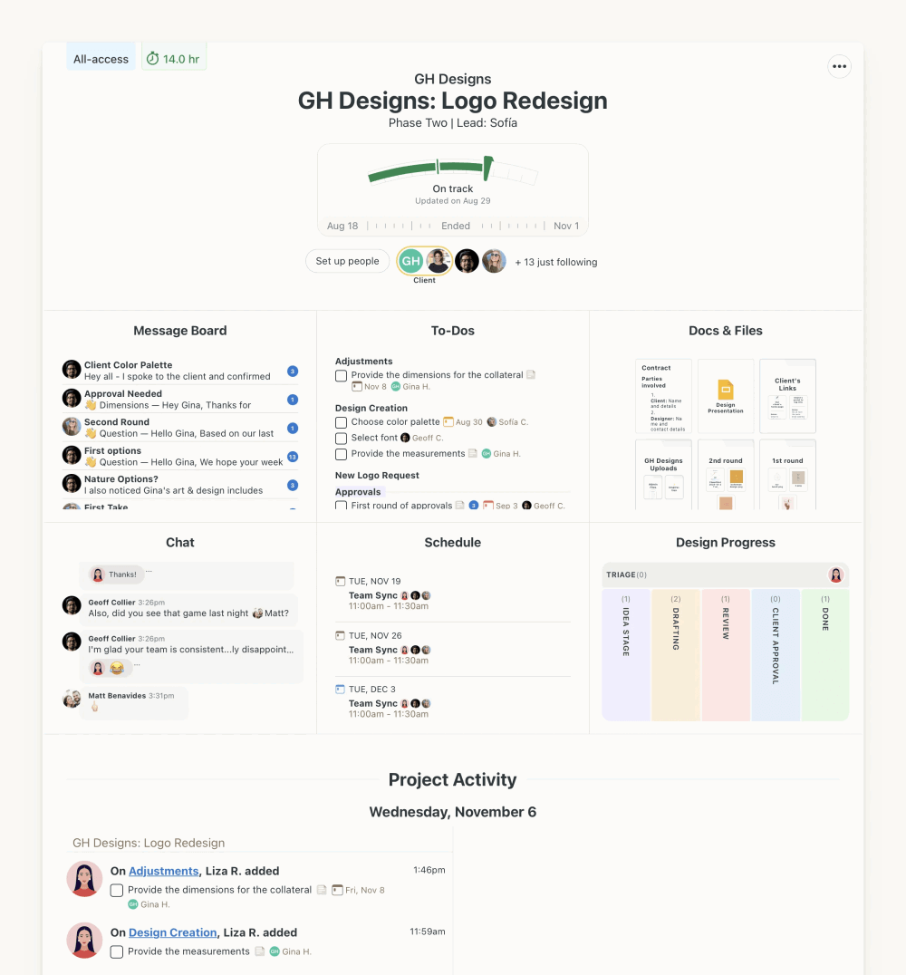 Basecamp Screenshot
