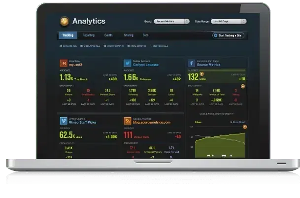 track screen