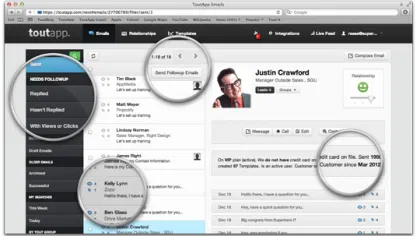 ToutApp: Sales Tracking, Templates and Analytics