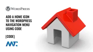 Add a home icon in wordpress in the nav menu with code