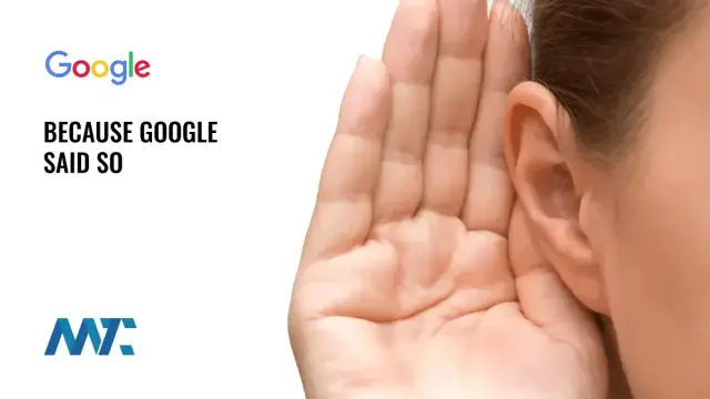 because google said so