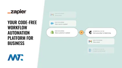 Zapier No-Code, Code-Less Workflow Automation Platform