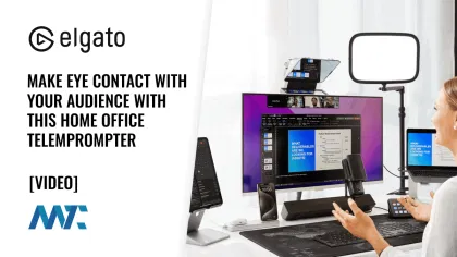 Elgato Prompter: Home Office Teleprompter for Eye Contact