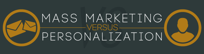 mass marketing versus personalization