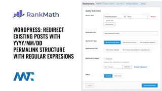 Redirect YYYY/MM/DD Regex WordPress Rank Math SEO