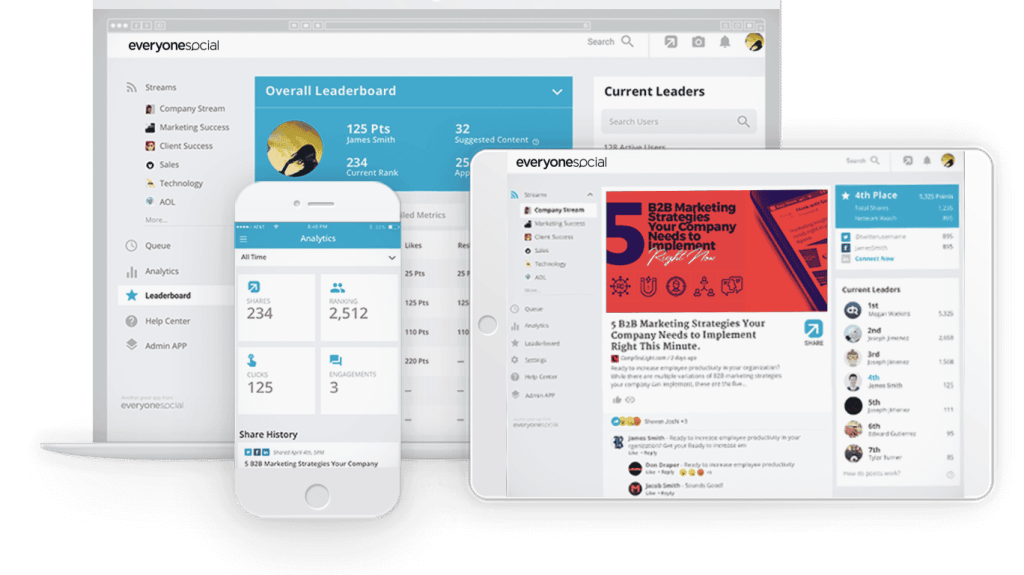 EveryoneSocial: Employee Advocacy and Social Selling